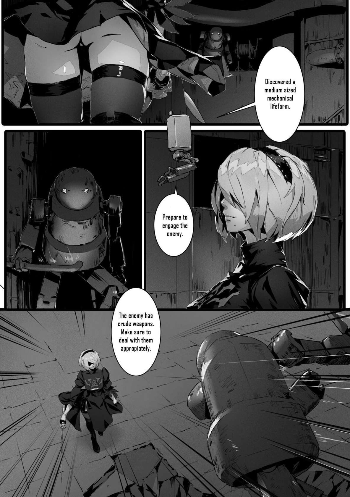 [Tyrant] 2B In Trouble Part 1-6 (NieR:Automata)