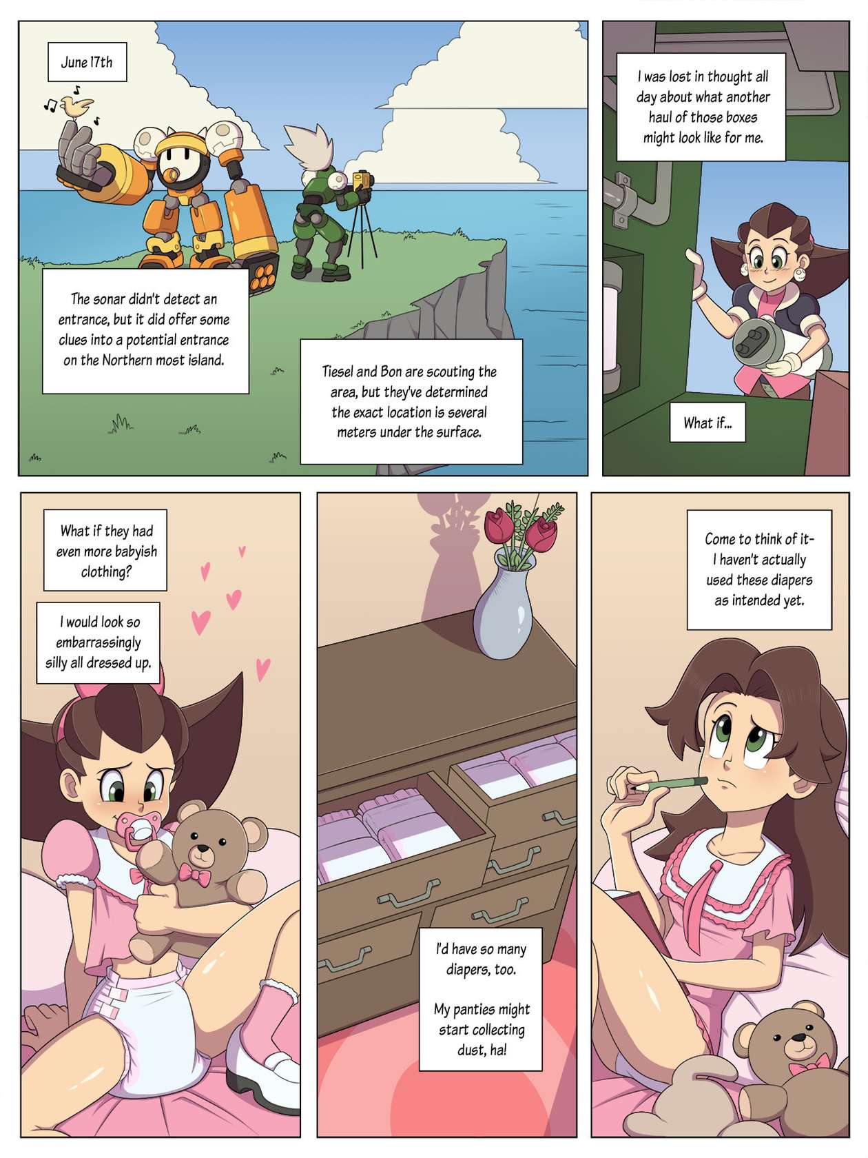 Artist - Pieceofsoap / Diary Of An Air Pirate - FULL COMIC