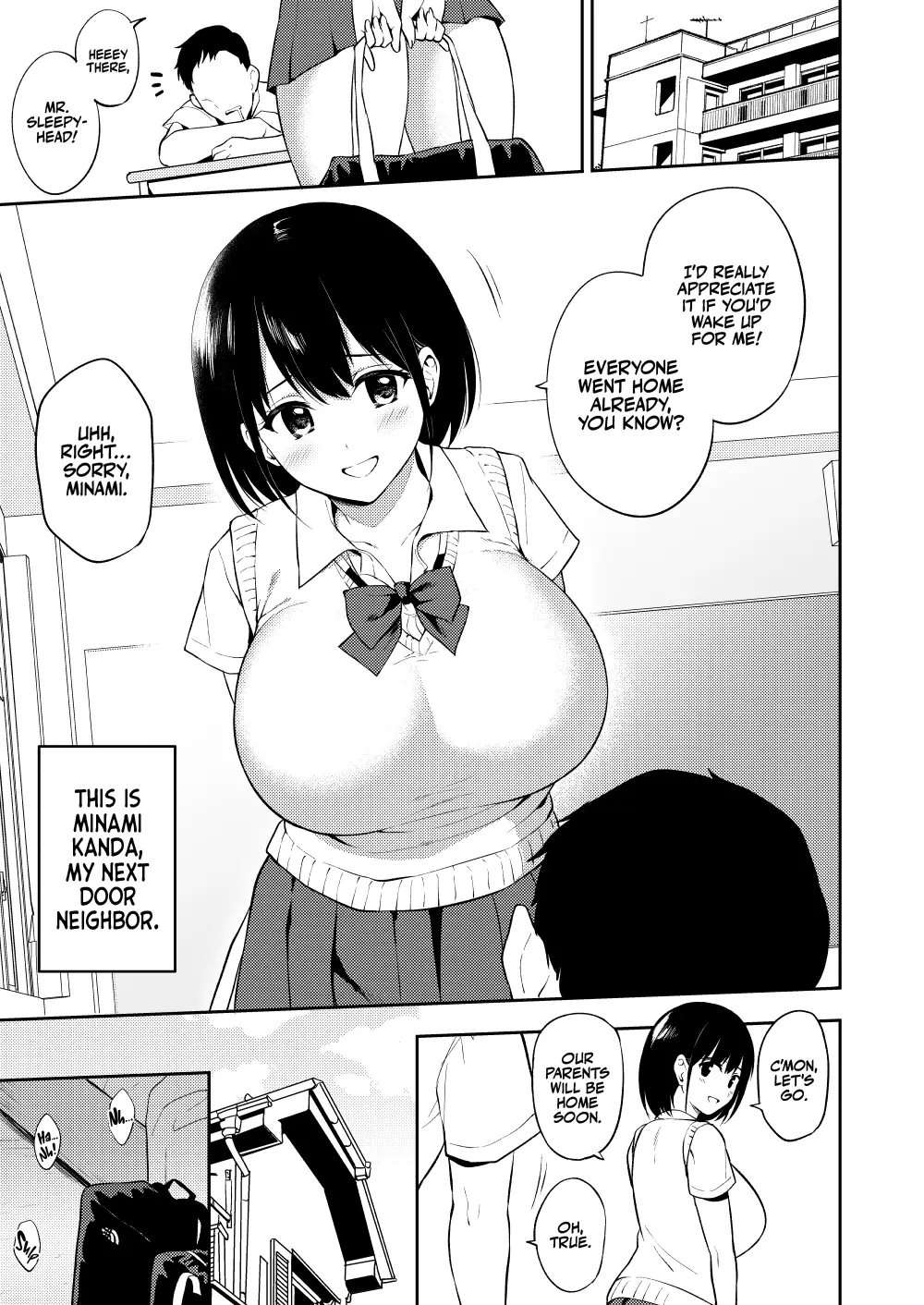 Everyday Life With A Busty Childhood Friend Who Gives Daily Titjobs [Oneshot]