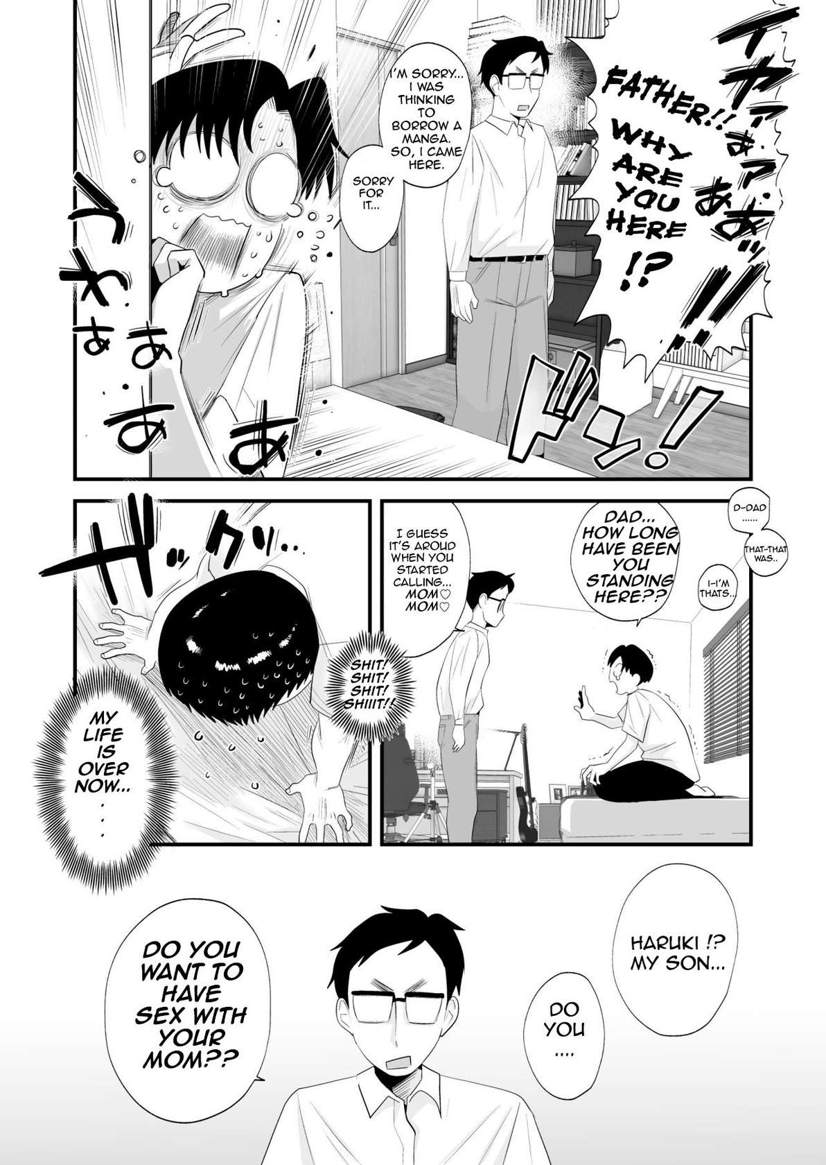 [Haitoku Sensei] Chichioya Kounin! Hasegawa-san Chi no Oyako Kankei [English] [Mob 100 translation]