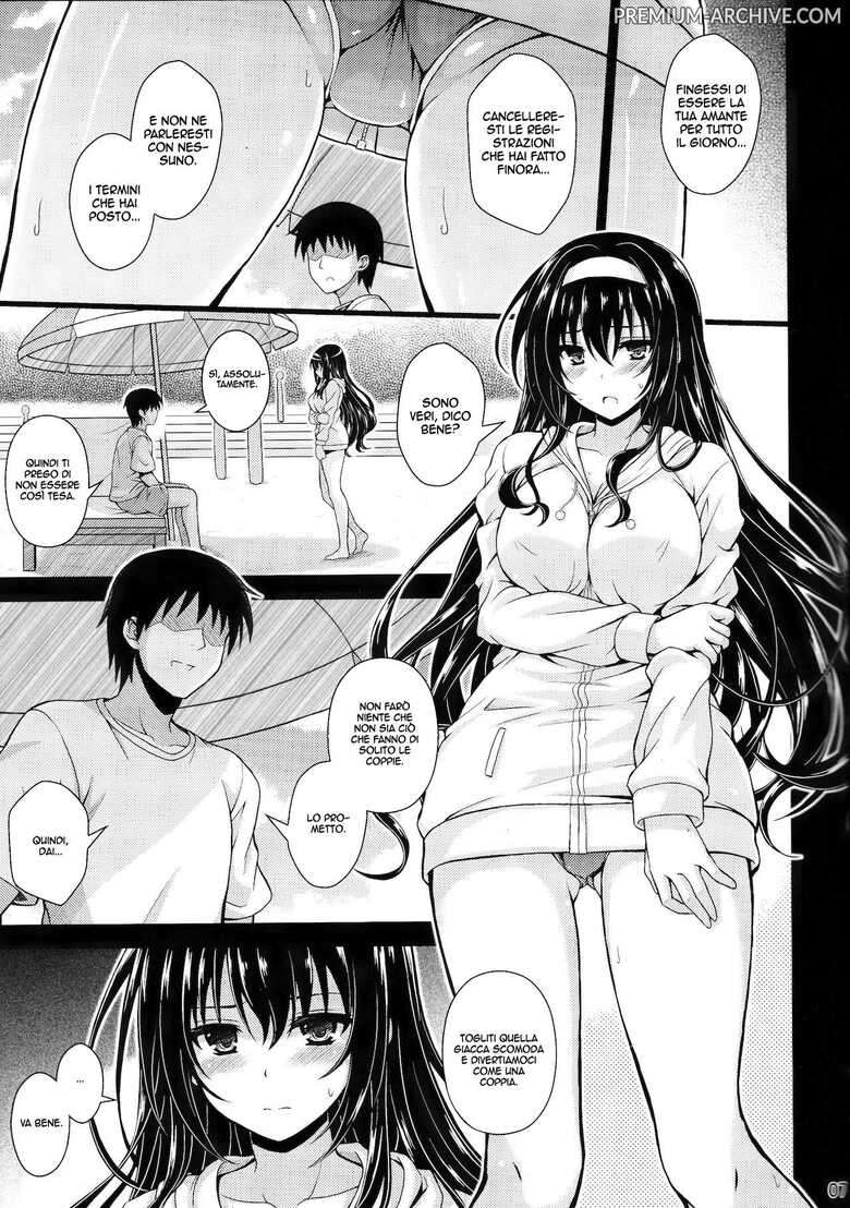 (COMIC1☆13) [Yumeya Honpo (Mukeikaku)] Yakusoku no Yukue | Il Risultato Promesso (Saenai Heroine no Sodatekata) [Italian]