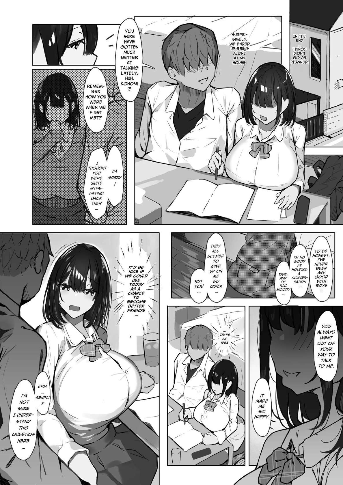 [Iwana Ko] Senpai ni Benkyou Oshiete Morau dake. | It's Just a Study Session with my Senpai. [English] [Pure Pazaak]