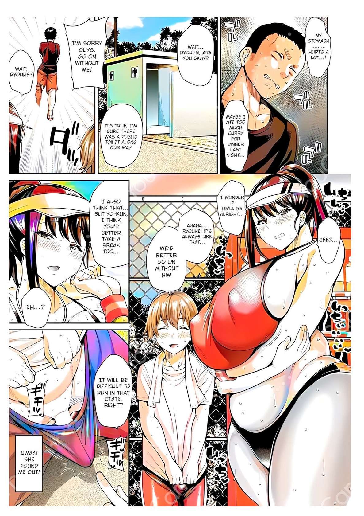 [Drachef] Dosukebe Tomo Mama Asedaku Koubi (ANGEL Club 2020-05) [English] [Raknnkarscans] [Digital] [Colorized]