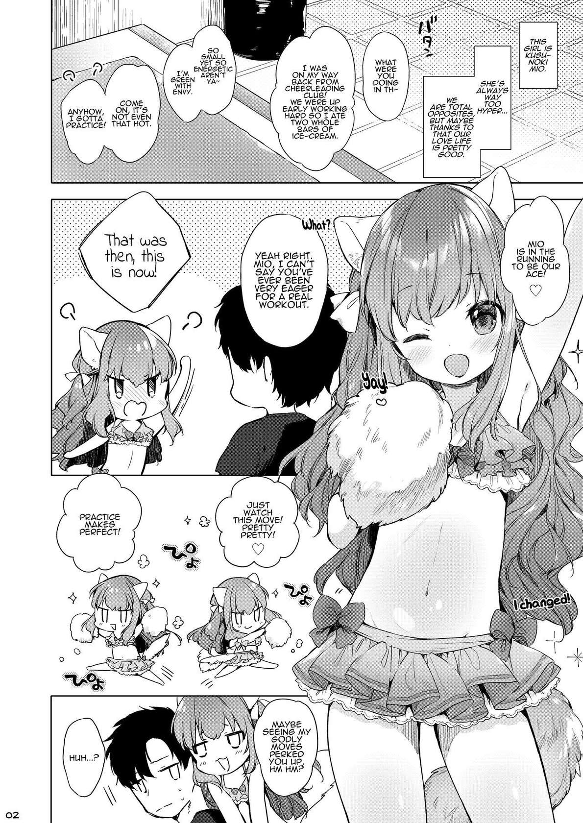 [ANCHOR (Mutou Mato)] Nekomimi Cheer-chan wa Osawari Kinshi! | No Touching Cat-eared Cheerleaders! [English] [LoliBased] [Digital]