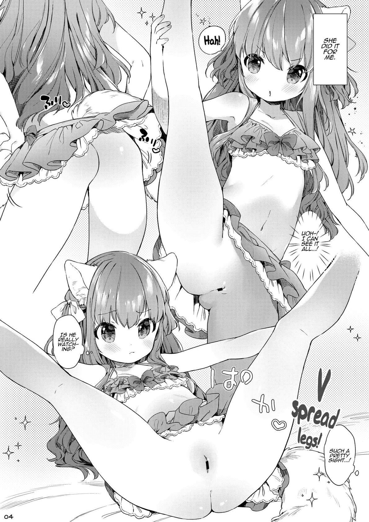 [ANCHOR (Mutou Mato)] Nekomimi Cheer-chan wa Osawari Kinshi! | No Touching Cat-eared Cheerleaders! [English] [LoliBased] [Digital]