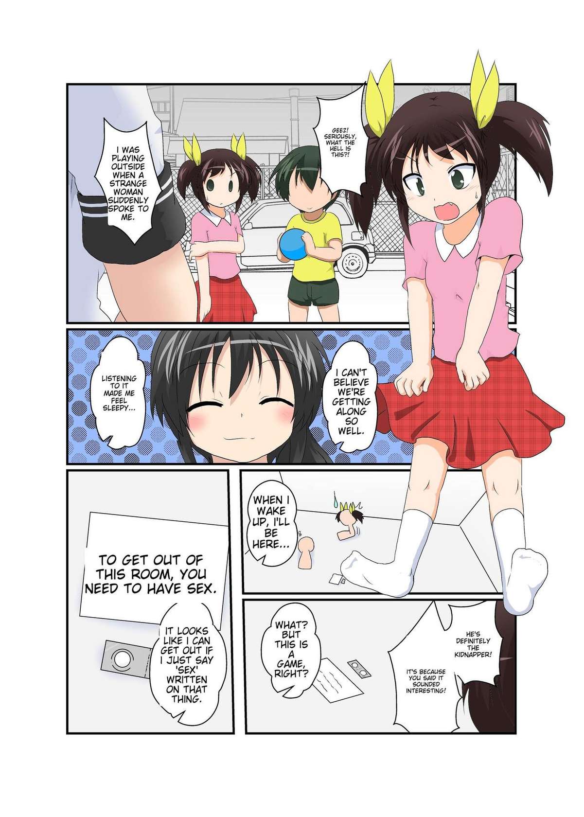 [Ameshoo (Mikaduki Neko)] Story of a girl becoming a futanari and a boy becoming a woman [A.I. translated to ENG]