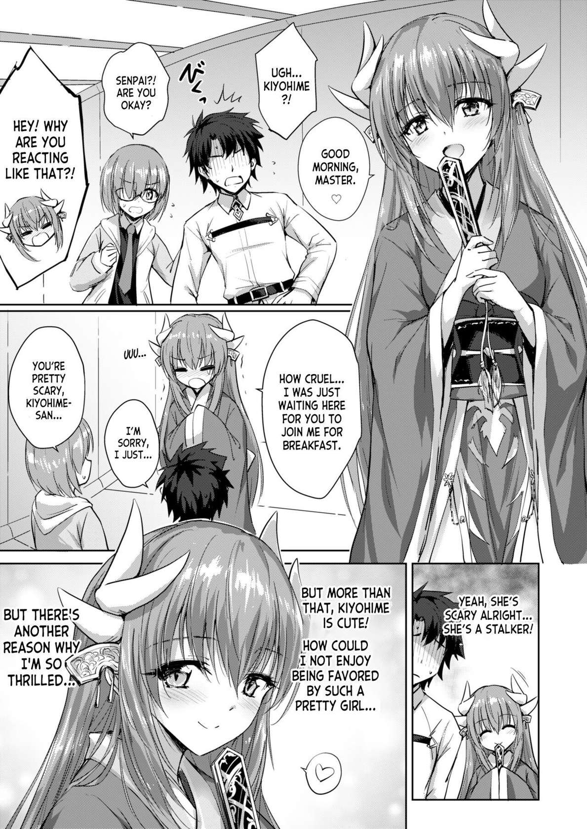 [54BURGER (Marugoshi)] Futon no Naka no Kiyohime-chan (Fate/Grand Order) [English] [desudesu] [Digital]