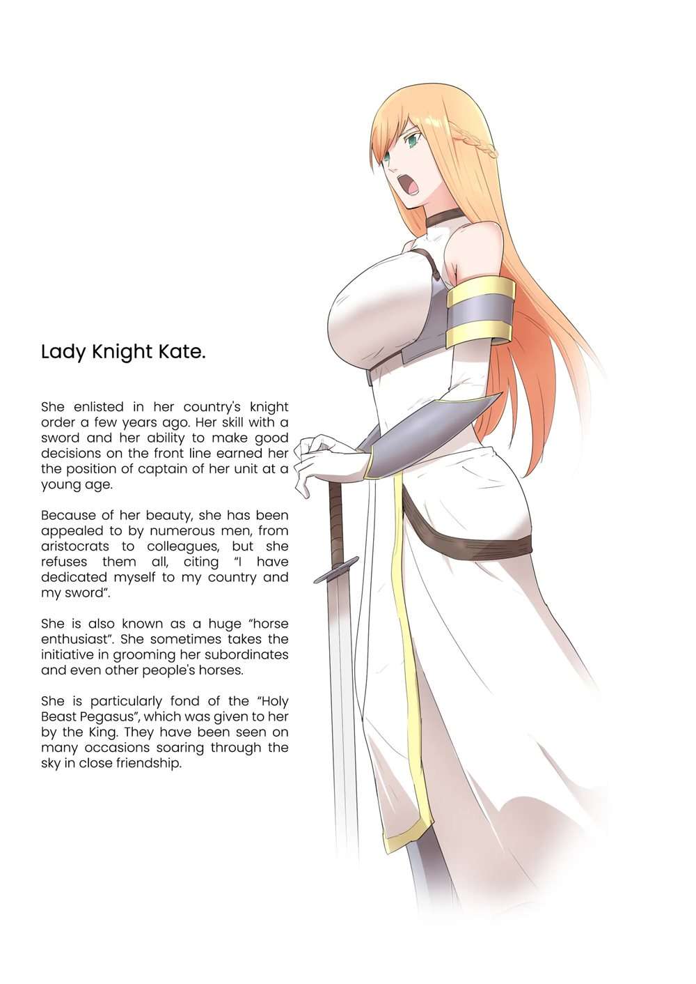 A Lady Knight's Secret [Oneshot]