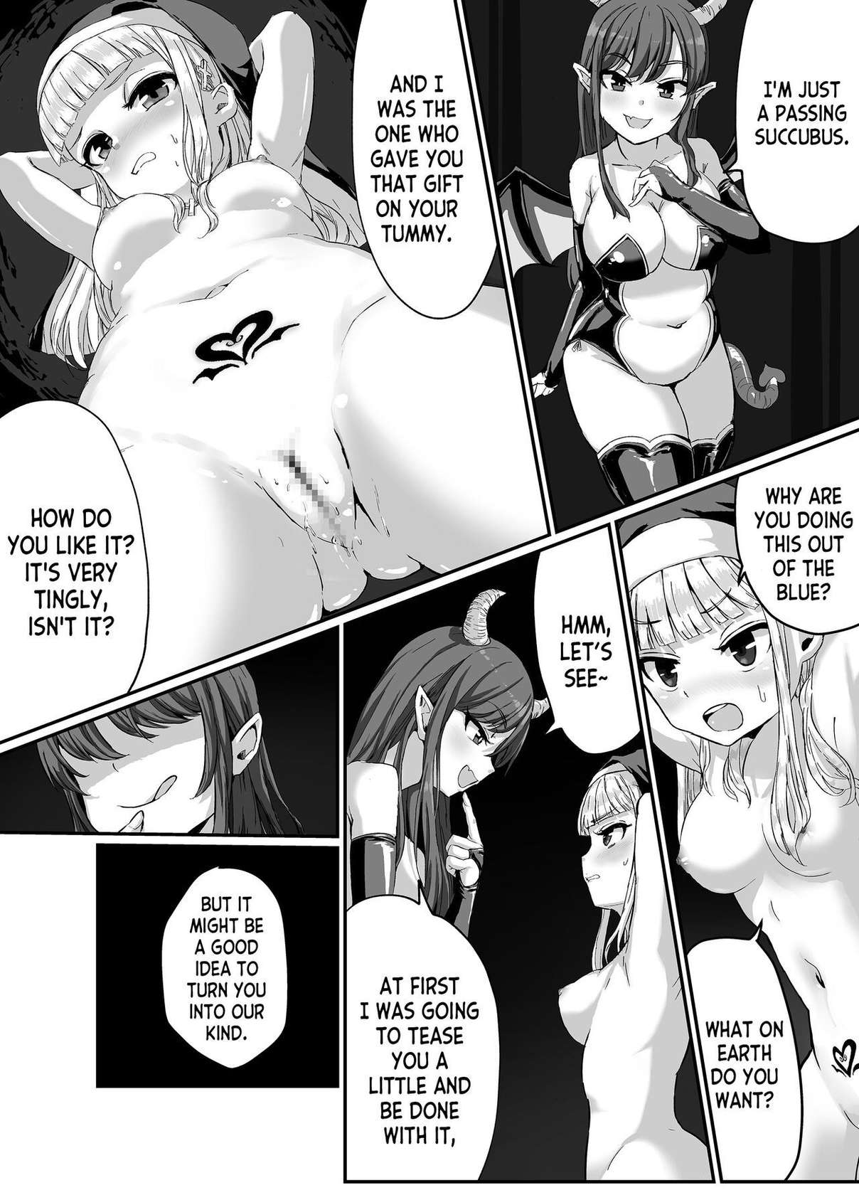 [Corruprotocol (huca, EPLOOV)] Seiso na Sister ga Succubus ni Osowarete Imma-ka Suru Hanashi [English] [desudesu]