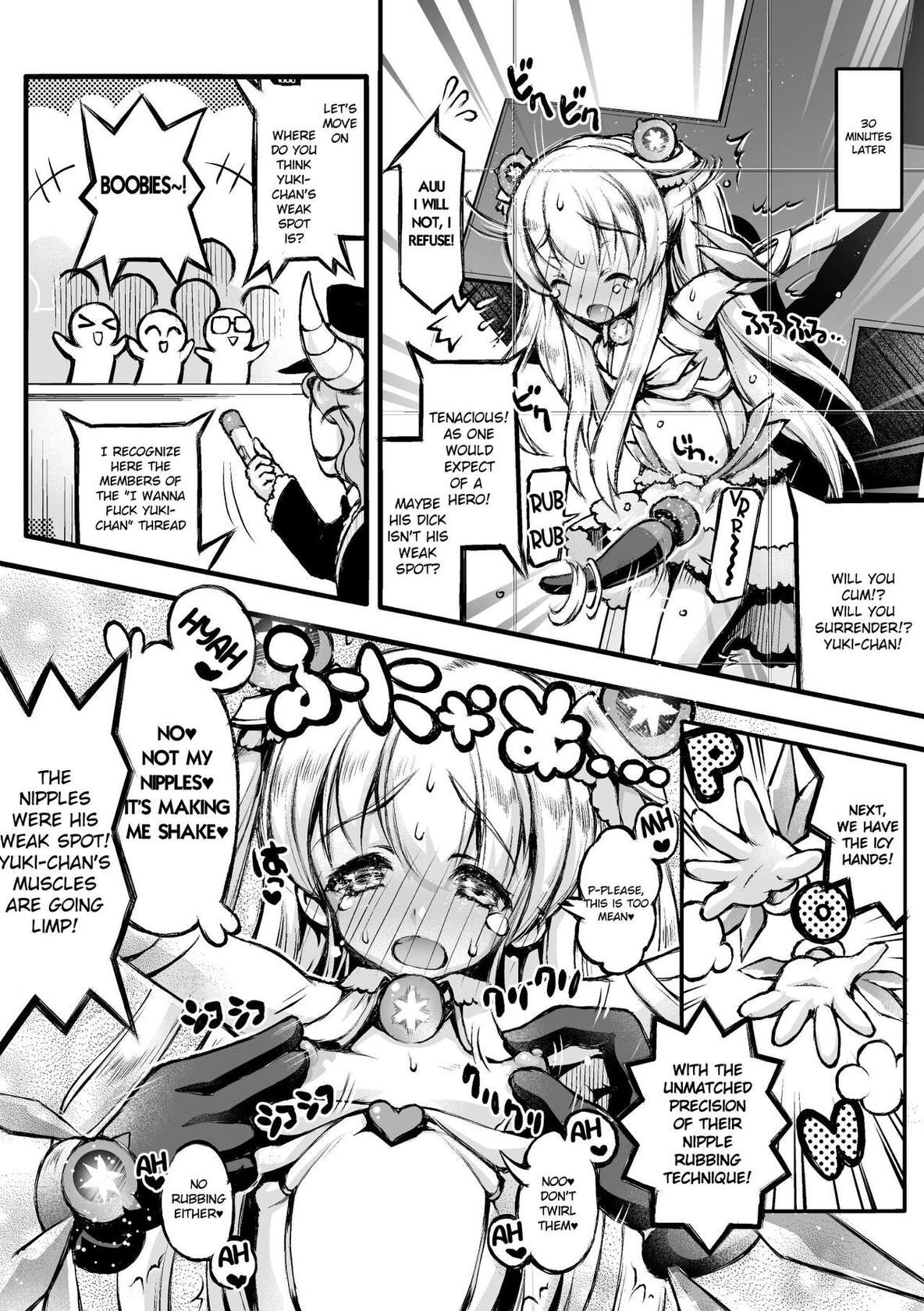 [Obata Yayoi] Otokonoko Mahou Shoujo Pretty Icy~Icy Dai Pinchi!? Haritsuke-Shaiminshoukei Show Daihaishin~ (2D Comic Magazine Haritsuke ni Sareta Heroine o Gokubuto Dankon de Zecchou Kuiuchi! Vol. 2) [English] [Digital]