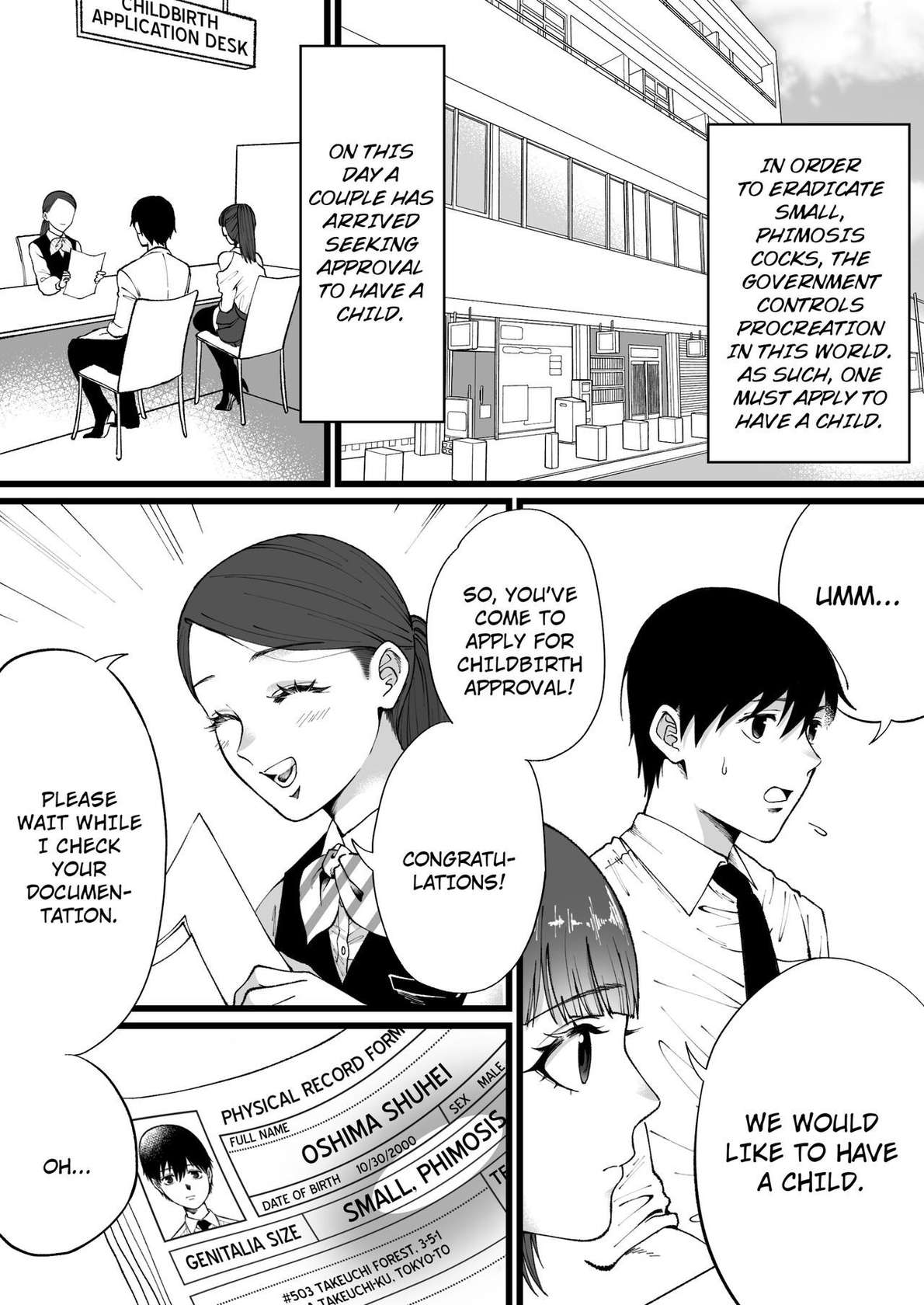 [Mr. Hokke (Mugicha World)] Tanshou Houkei wa Okotowari na Sekai | A World Where Small, Phimosis Cocks Are Hated [English] [Decensored]