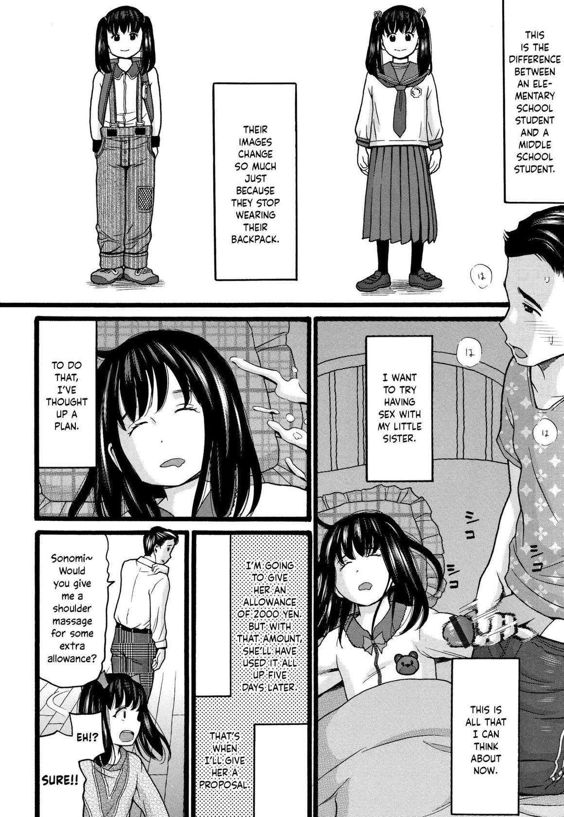 [Hatch] Shougakusei Kara Chuugakusei He | From Grade Schooler to Middle School Girl (Seichouki) [English] [YxTL]