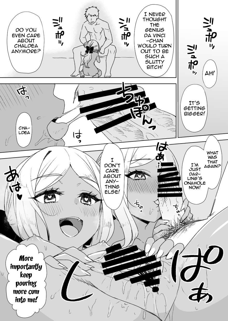 [Kusayarou] FGO Da Vinci-chan Bitch-ka Manga 4P | Corrupted Da Vinci (Fate/Grand Order) [English]