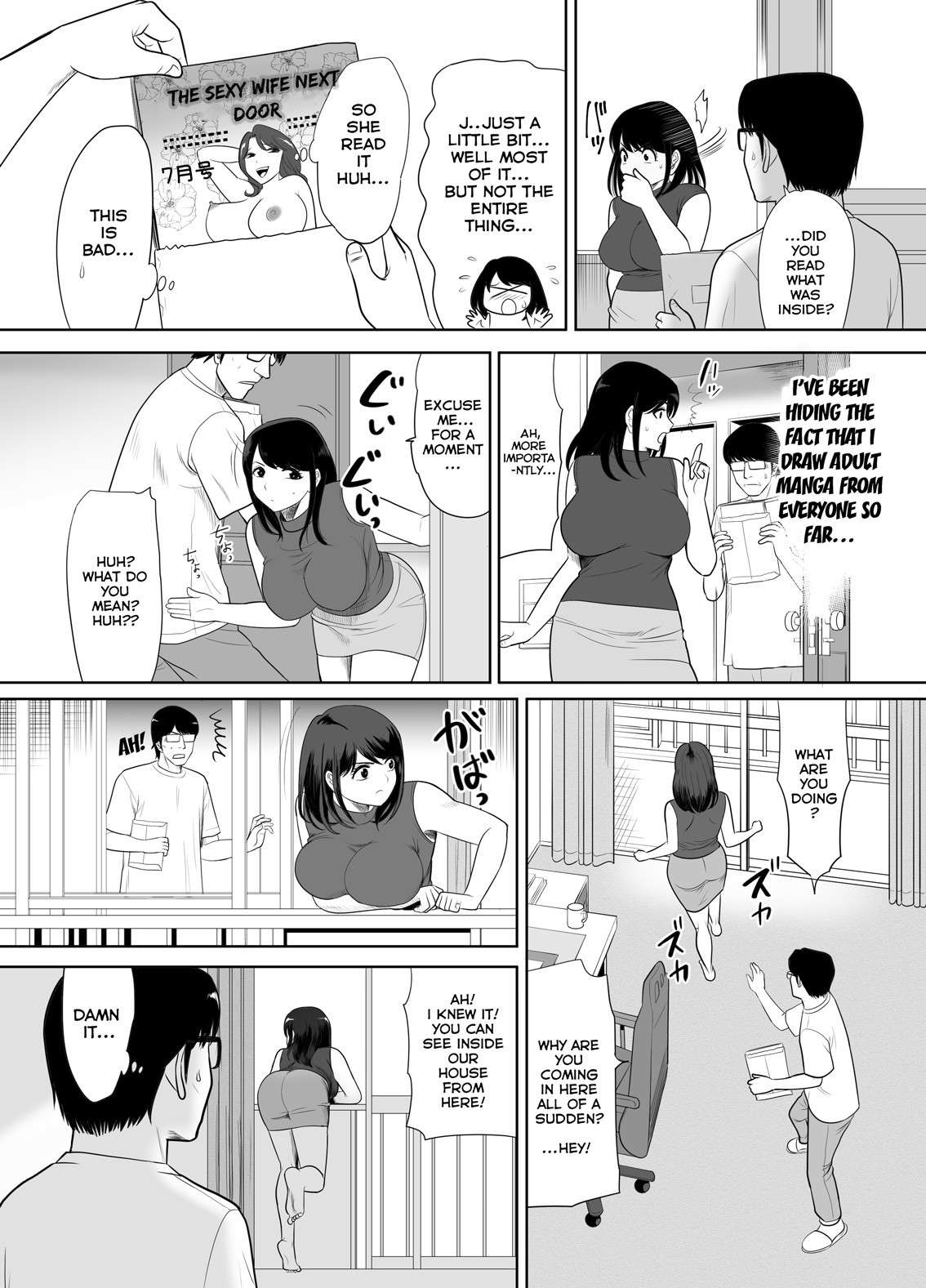 [Edogawa Koubou] Danchi no Tonari no Oku-san UR de NT~R | The Wife Next Door at an Urban Renaissance Housing Complex Is Being NTR’ed [English] [Carl]