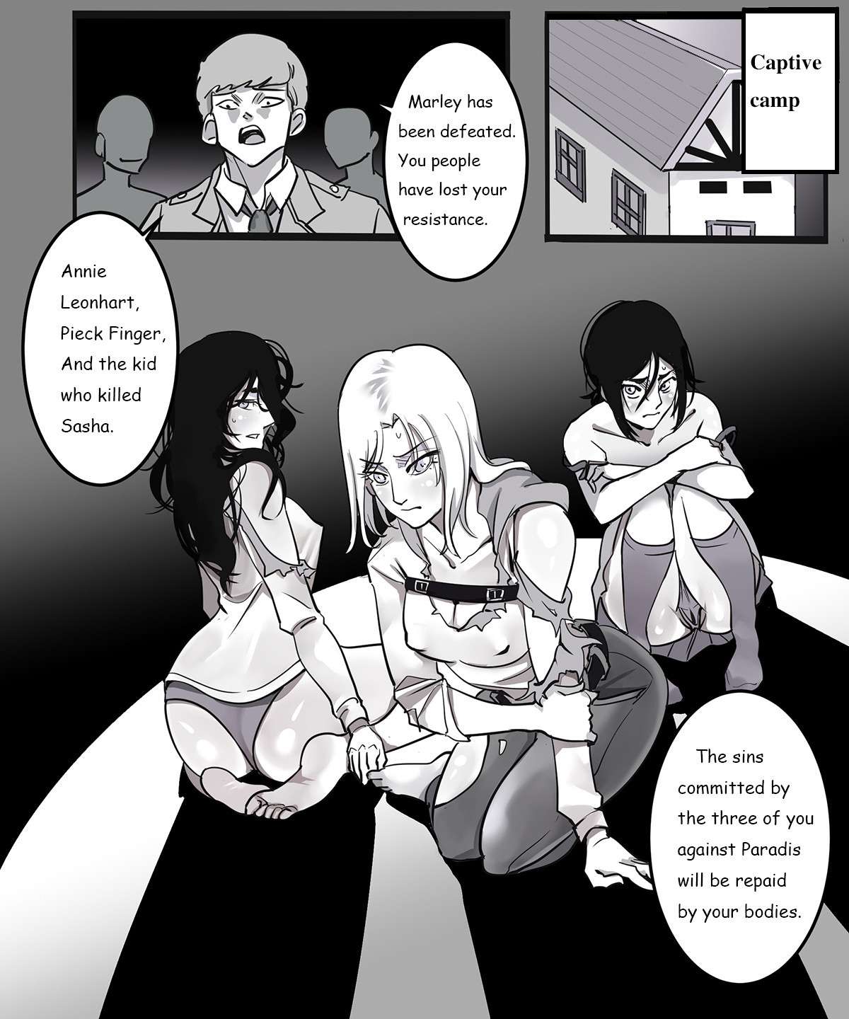 [Titlover] The defeated sex slaves + extras (Shingeki no Kyojin)