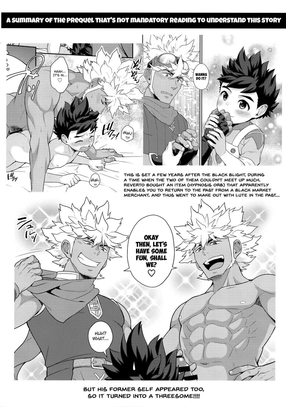 (ShotaFes 11) [Mozuya (Mozuku)] 3P suru Hon (Monster Hunter) [English] {Chin²}