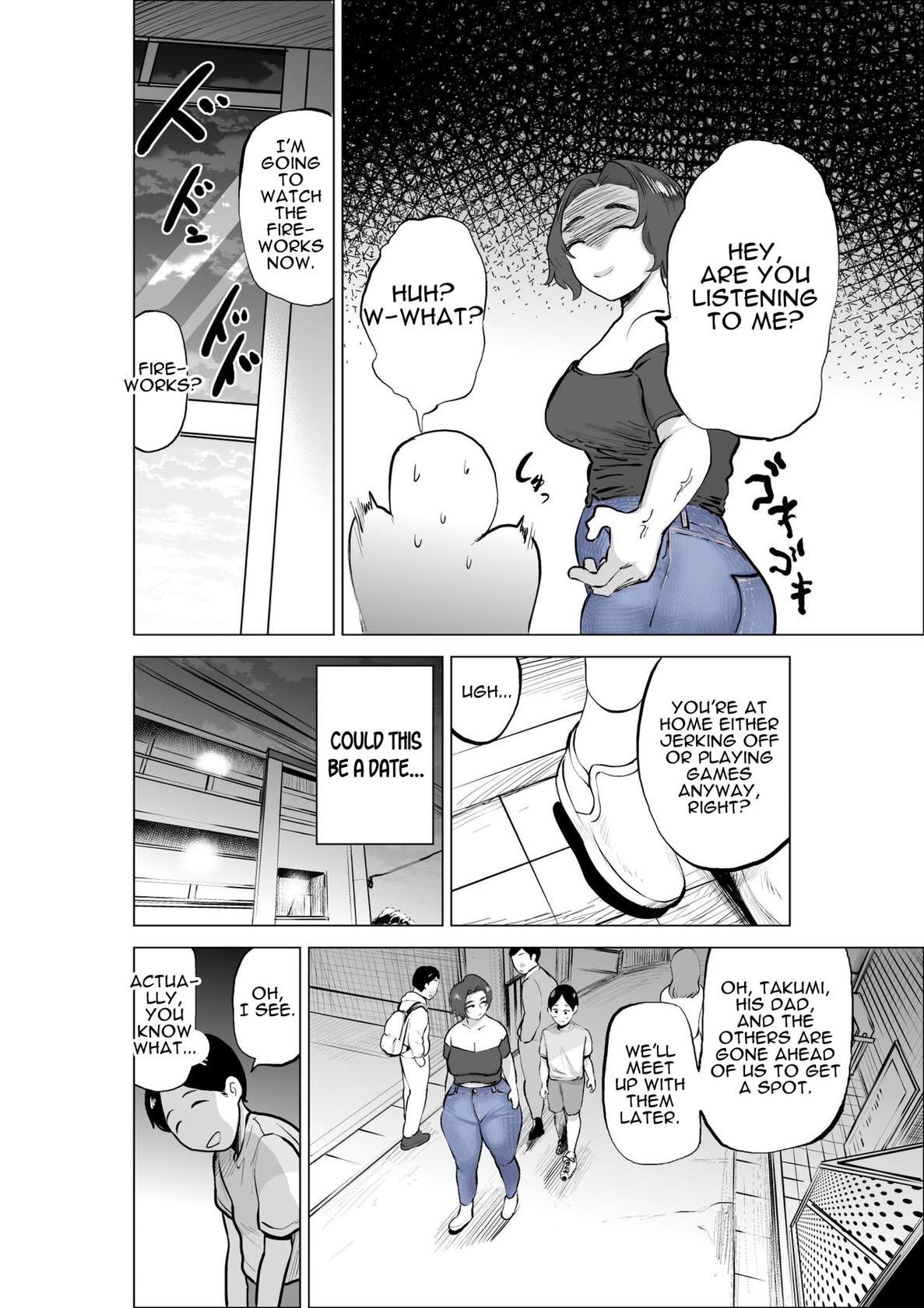 [takaya (Fukuhara Takaya)] Jeans wa Iteru Kowakute Nigate dakedo Megutai na Tomodachi no Okaa-san | My Friend's Mother, Who Wears Jeans Is Scary But Is Blessed With A Big Booty. [English]