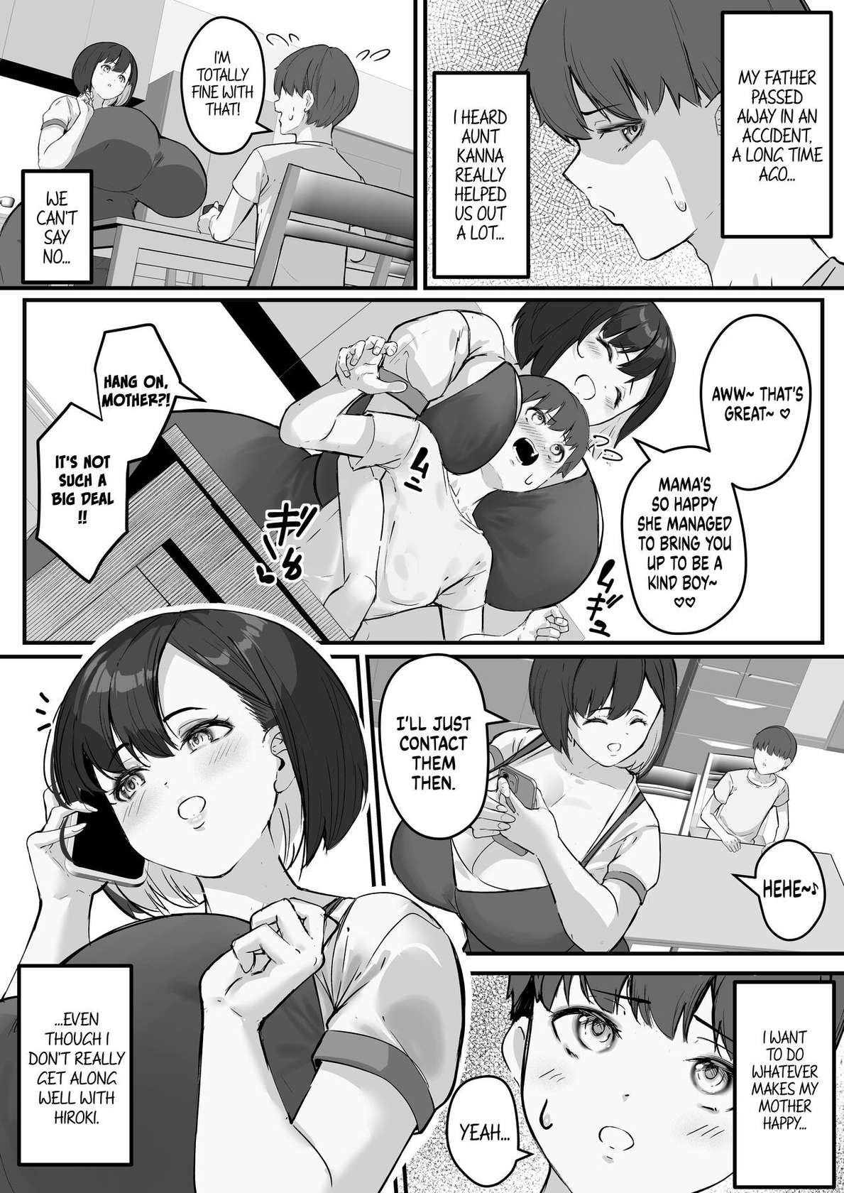 [Baku-π-dou (Kuchi VE)] Netorare Kaa-san - Kaa-san ga Aitsu no Nikubenki ni Natta Hi 1 [English] [Rinruririn]