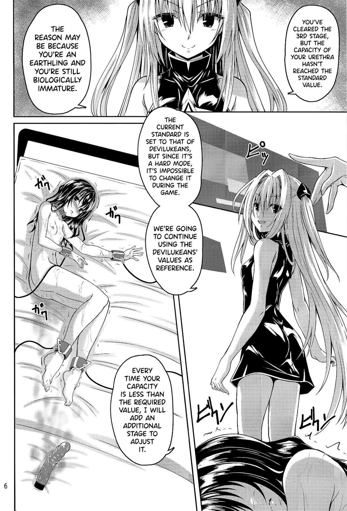 (C101) [Yoru no Benkyoukai (Fumihiro)] Kousoku Sareta Mikan ga Choukyou Game Clear o Ganbaru Hanashi Tsudzuki (To LOVE-Ru Darkness) [English] [biribiri]