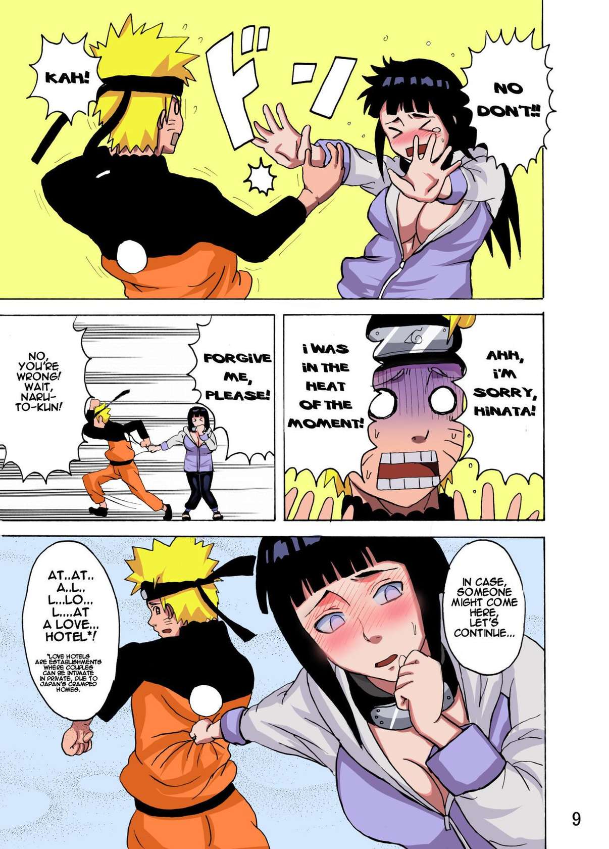 [Naruho-dou (Naruhodo)] Hinata Ganbaru! | Hinata Fight! (Naruto) [English] {Doujins.com} [Colorized] [Decensored] [Digital]