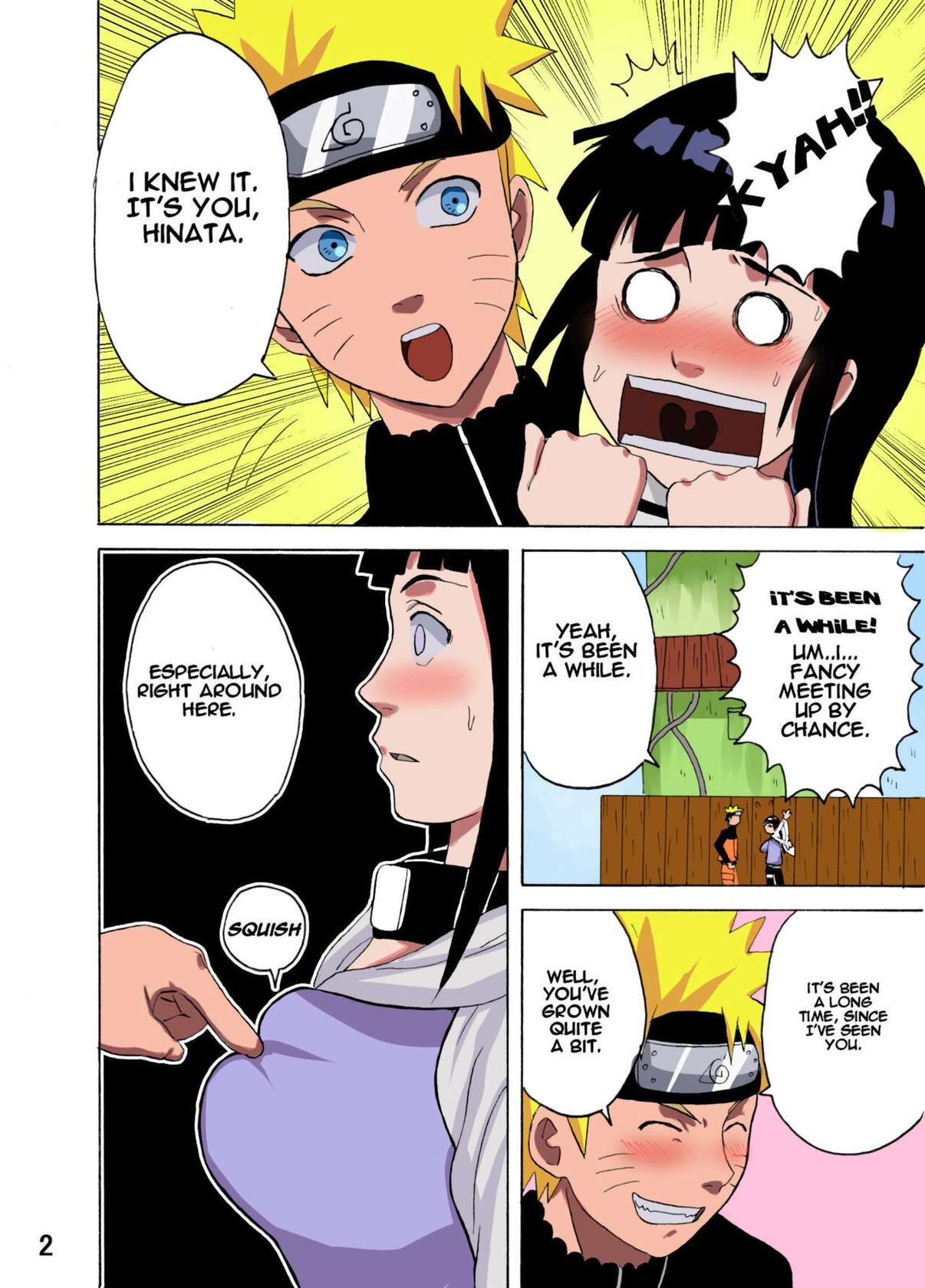 [Naruho-dou (Naruhodo)] Hinata Ganbaru! | Hinata Fight! (Naruto) [English] {Doujins.com} [Colorized] [Decensored] [Digital]