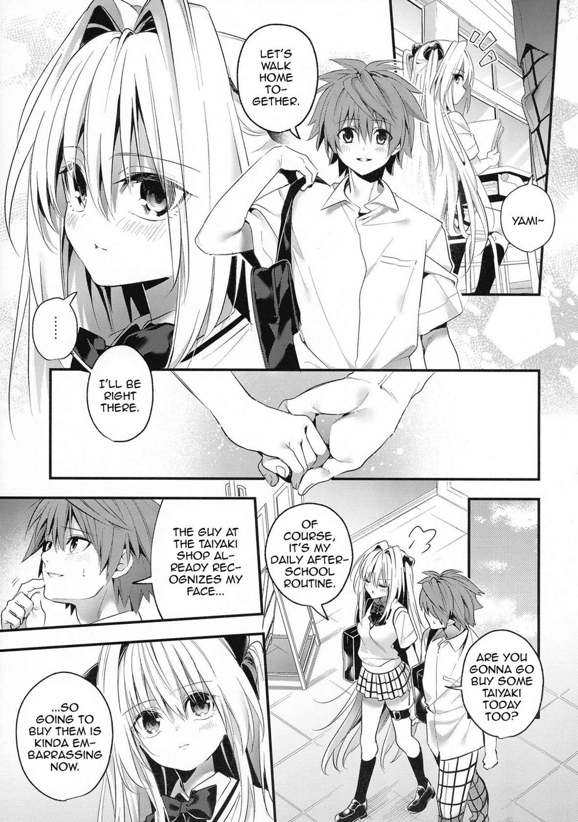 (C100) [Ringo no Naru Ki (Kise Itsuki)] Hajimete Namae de. - Call by name for the first time (To LOVE-Ru) [English] {Doujins.com}