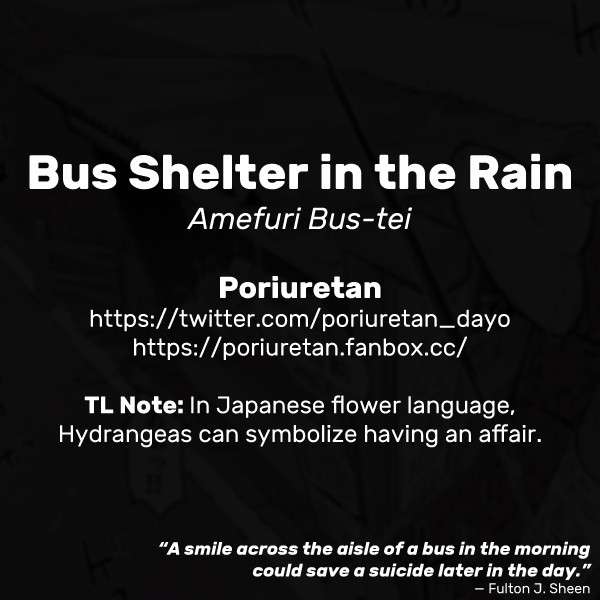 [Poriuretan] Amefuri Bus-tei | Bus Shelter in the Rain [English]