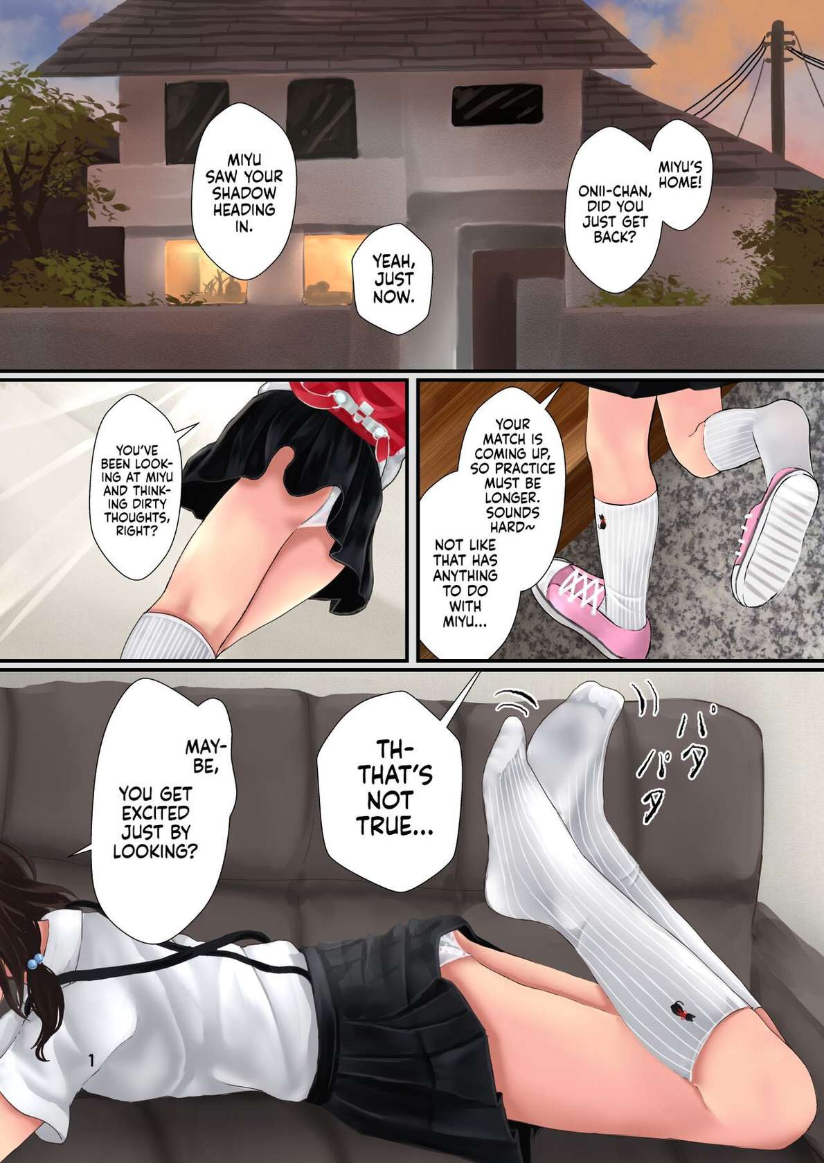 [Yukinko Okeya (Mukaino Kei)] Imouto ni Karappo ni Sareru made Ashiura Sex | Being Drained Dry by My Little Sister's Feet [English] [FootFetishTranslations]