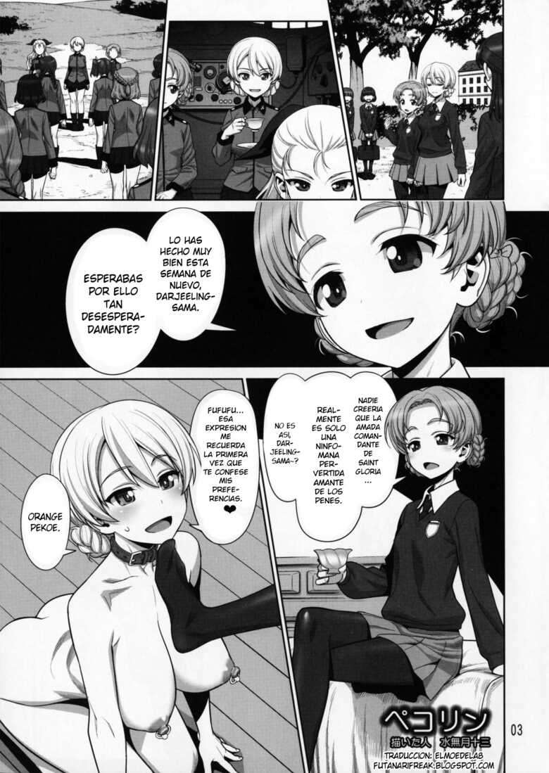 (COMIC1☆11) [Gerupin (Minazuki Juuzou)] Pekorin (Girls und Panzer) [Spanish] [Elmoedela8]