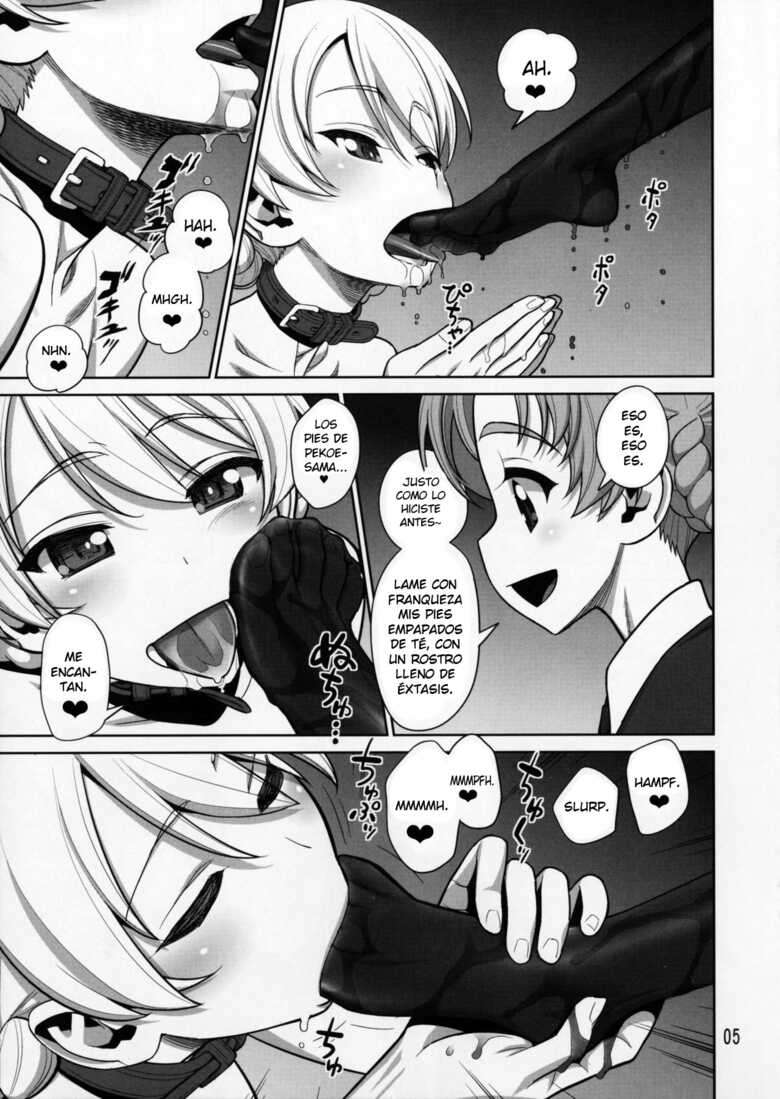 (COMIC1☆11) [Gerupin (Minazuki Juuzou)] Pekorin (Girls und Panzer) [Spanish] [Elmoedela8]