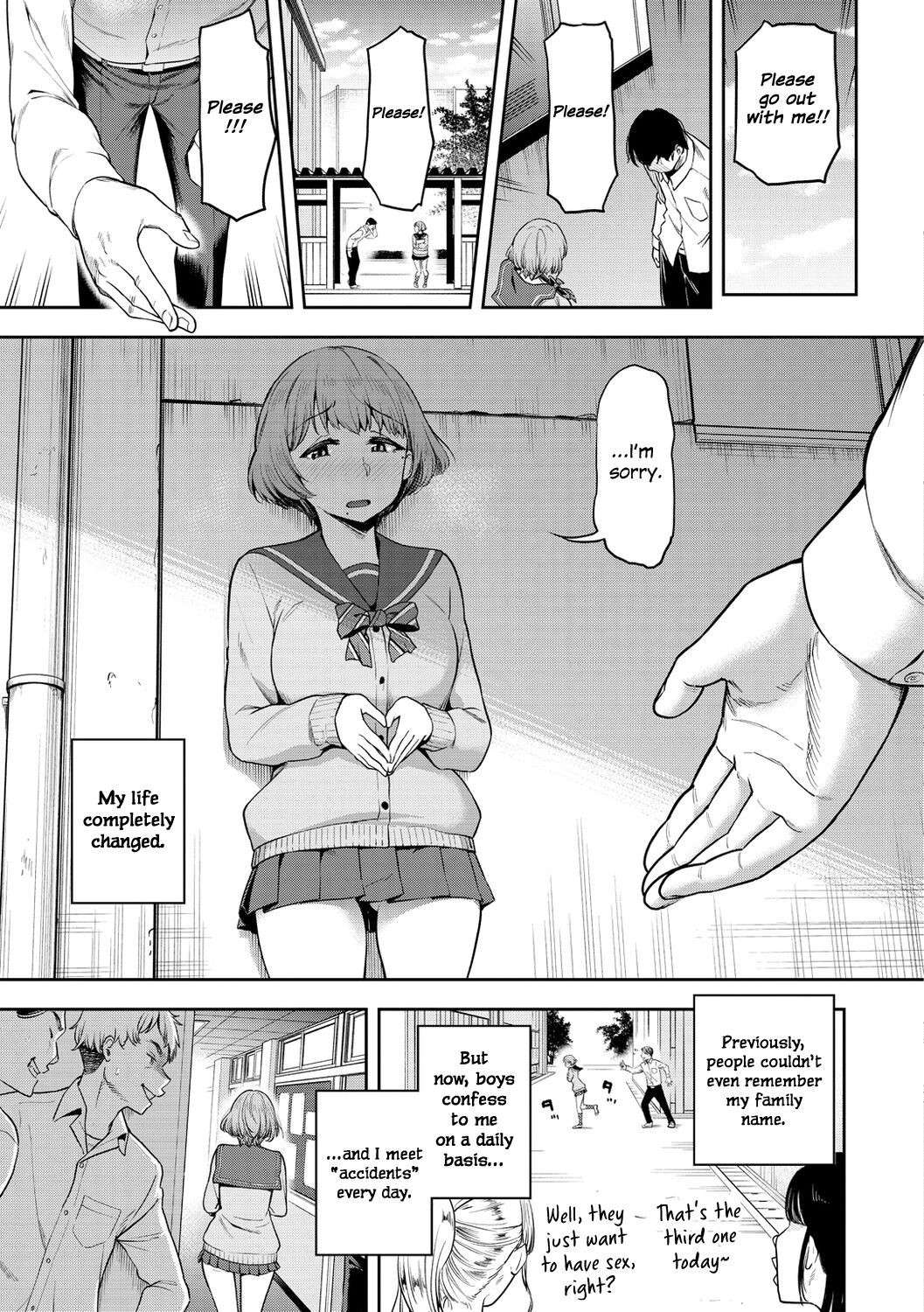 [dam] Watashi wa Tada Skirt o Mijikaku shita dake Ch 1~3 [English] {Hennojin} [Digital]