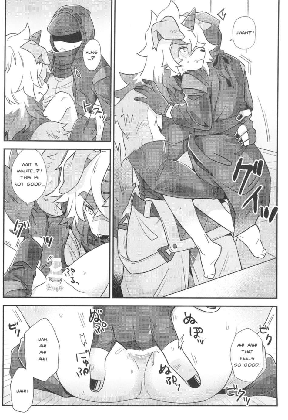 (SCC GYU!! 2021) [gyoran_sushisuki (ikku)] Shoshinsha Kareshi to Oogataken (Arknights) [English]