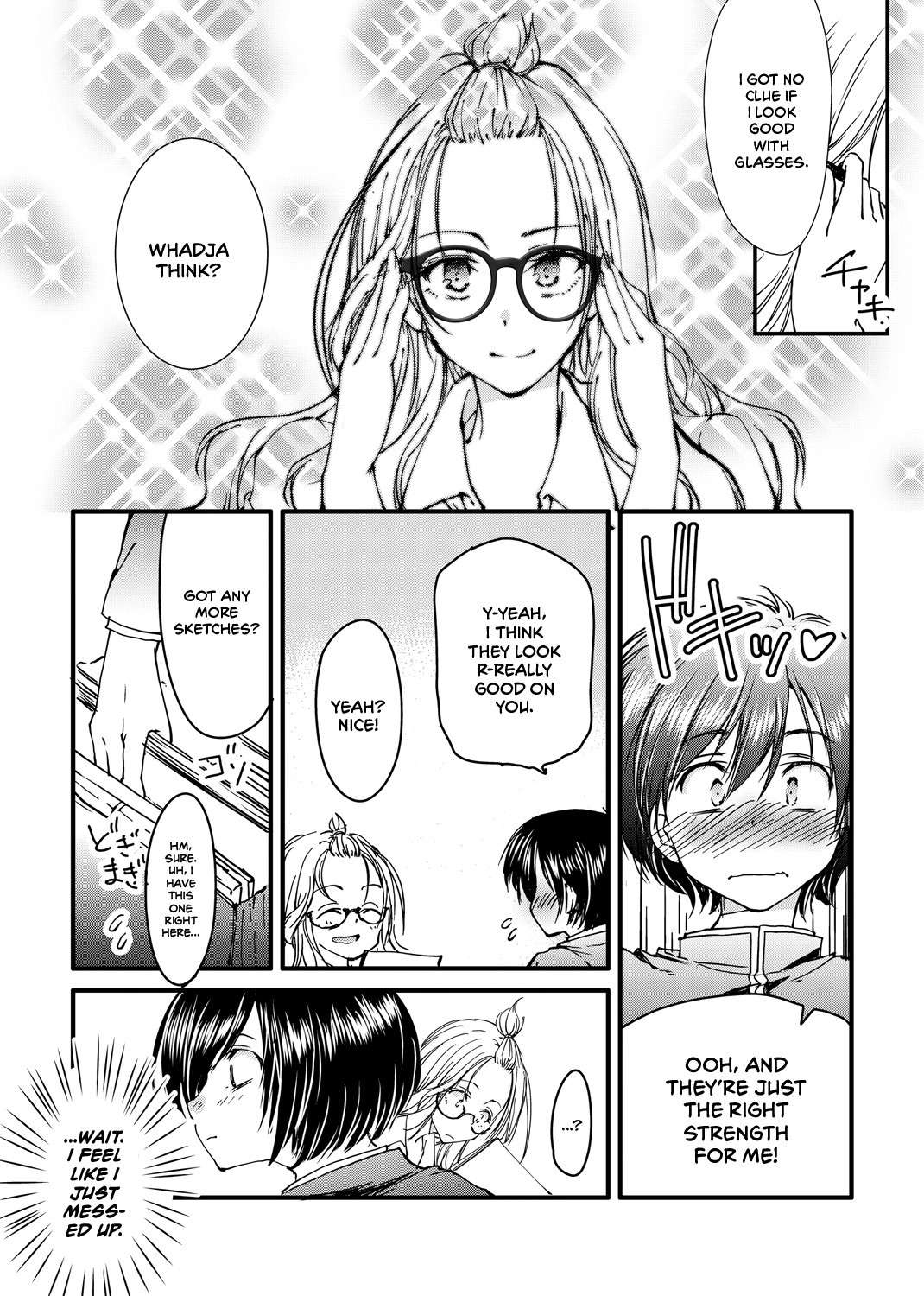 [Tanken Harahara] Megane no Gyaru wa Inkya ni Yasashii | Bespectacled Gyaru Befriending Loner [English] [head empty]