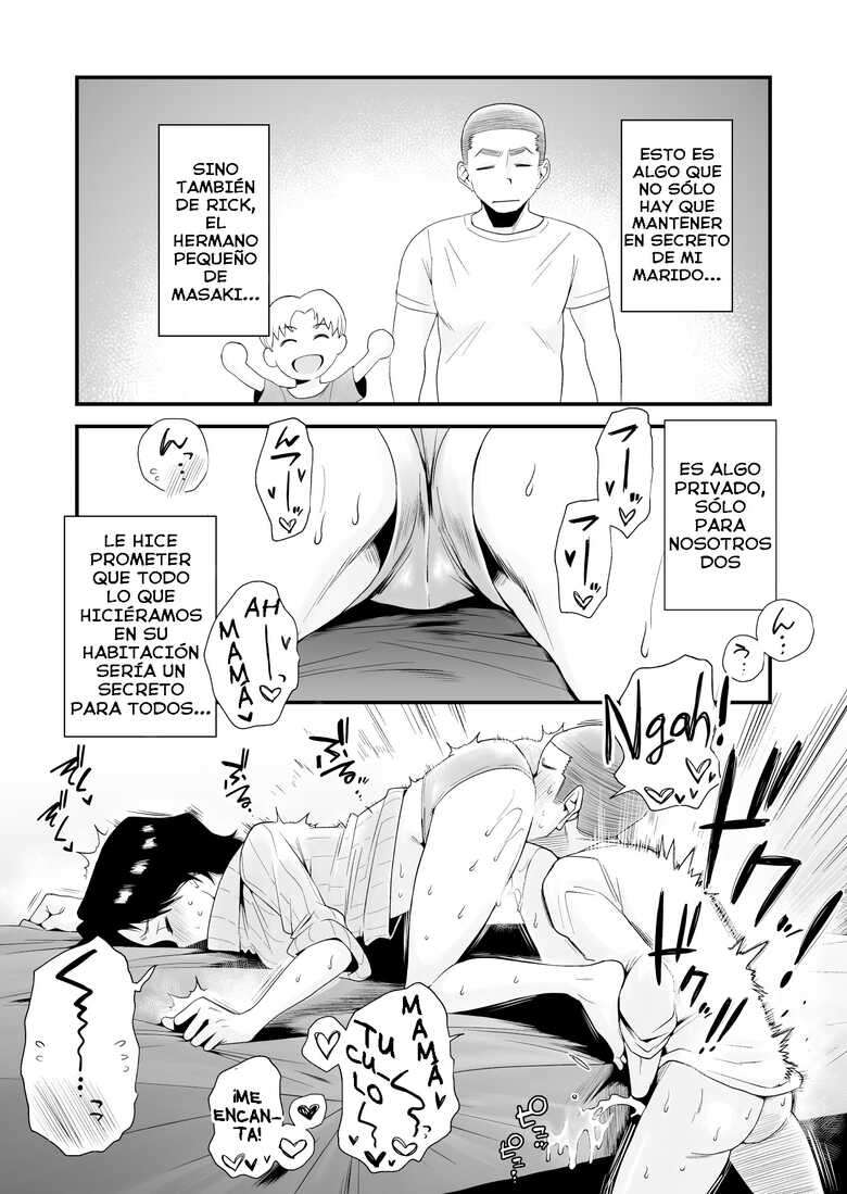 [Haitoku Sensei] Dono Mama ga Suki? ~Okada-ke no Baai~ | ¿Cuál mamá te gusta más? ~La Familia Okada~ [Spanish] [J.C. Translations]