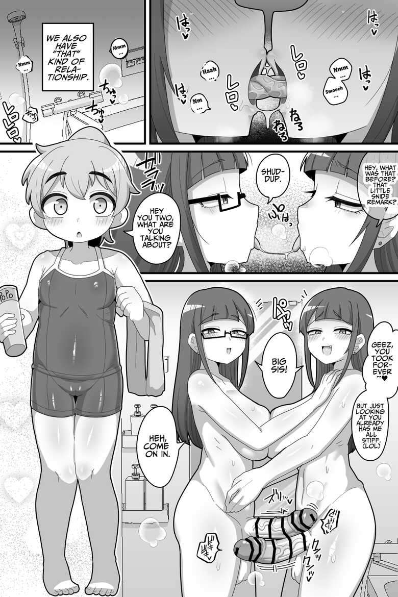 [Dakkoku Kidoutai S.A.C (Dakkoku Jiro)] Futanari Futago ni Aisaresugitemasu | Loved Too Much by My Futanari Twin Step-sisters [English] [T's Translations]