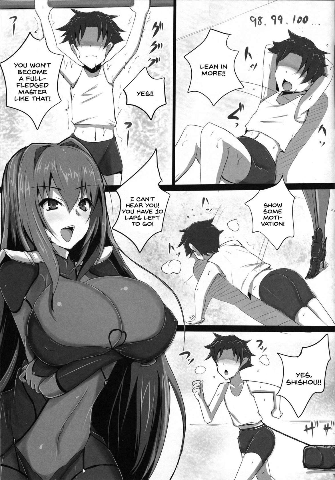 (C95) [Yuzuponz (Jiseki)] Scathach Shishou no Celt Shiki SEX Training (Fate/Grand Order) [English] [SDTLs]