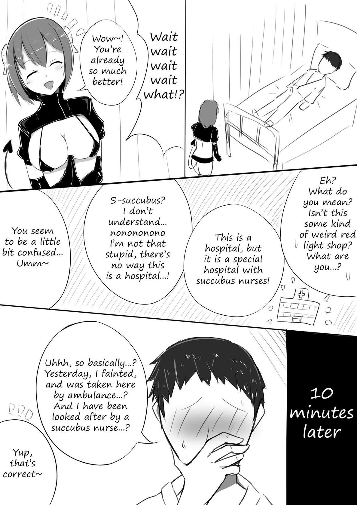 [Katsuten] Succubus no Byouin - The Succubus Hospital  [English] [Translatorfag]