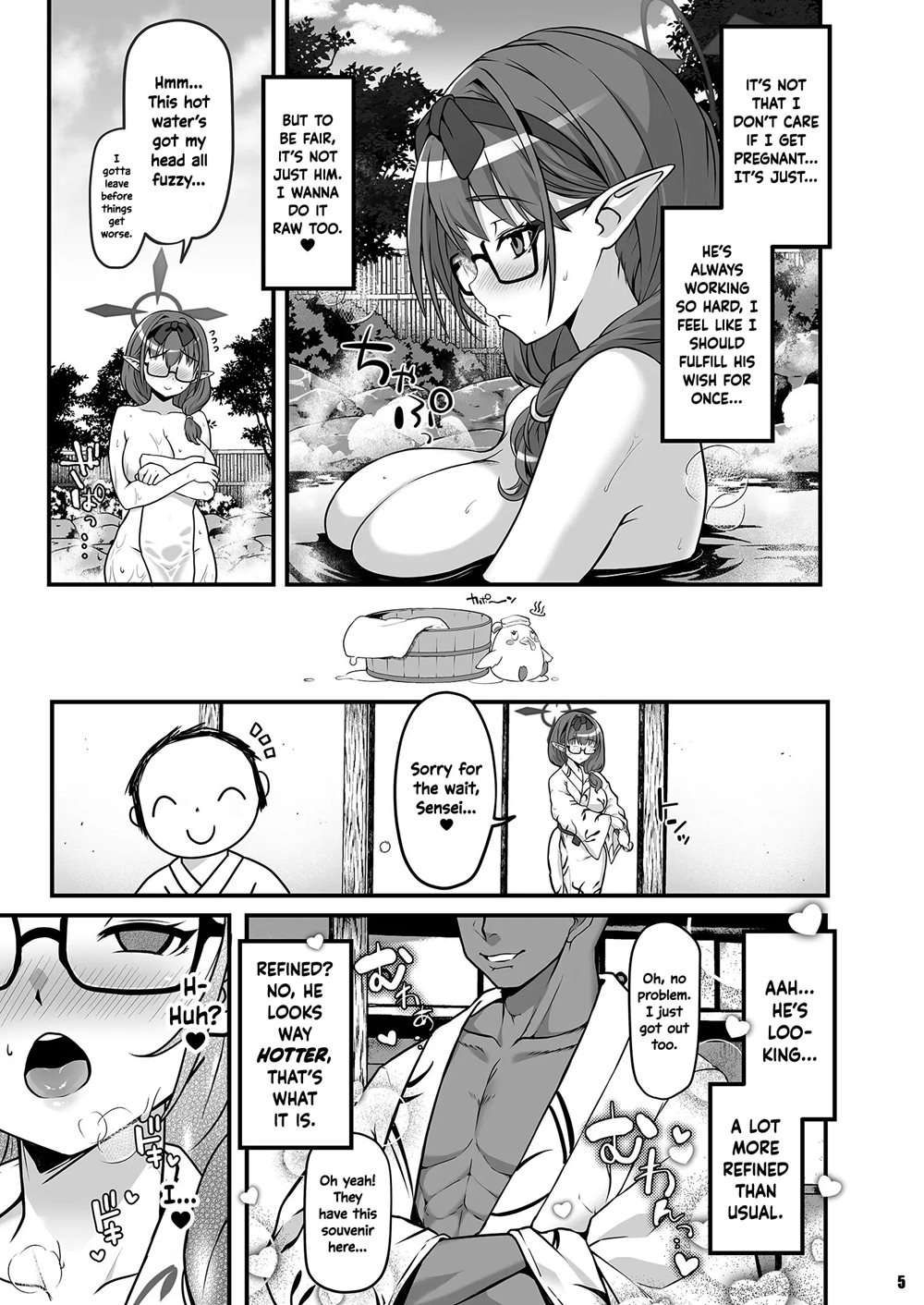 Baby Making With Hinomiya Chinatsu At The Hot Spring [Oneshot]