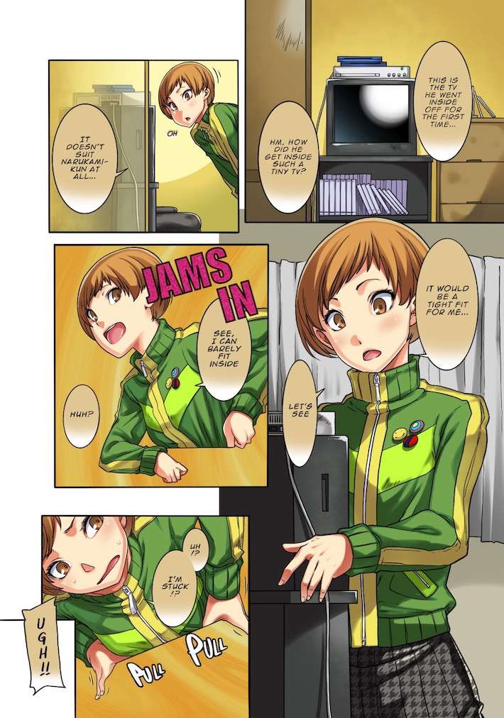 [IRON GRIMOIRE (SAKULA)] Kabe Chie (Persona 4) [English] [Naxusnl] [Digital] - (Colored by NoBoDy11)