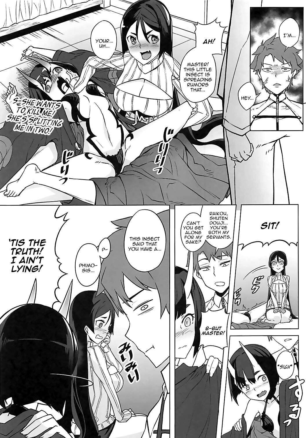 (COMIC1☆13) [AliceFlag (Ruda, onzum)] Loli Raikou to Onee Shuten | Loli Raikou and Onee Shuten (Fate/Grand Order) [English] [Aoitenshi]