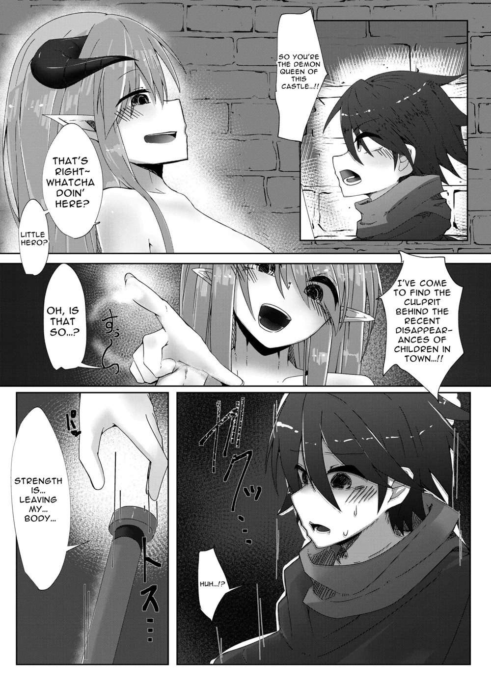 Shota Hero Gets Business-Like Milking From An Emotionless Succubus [Oneshot]