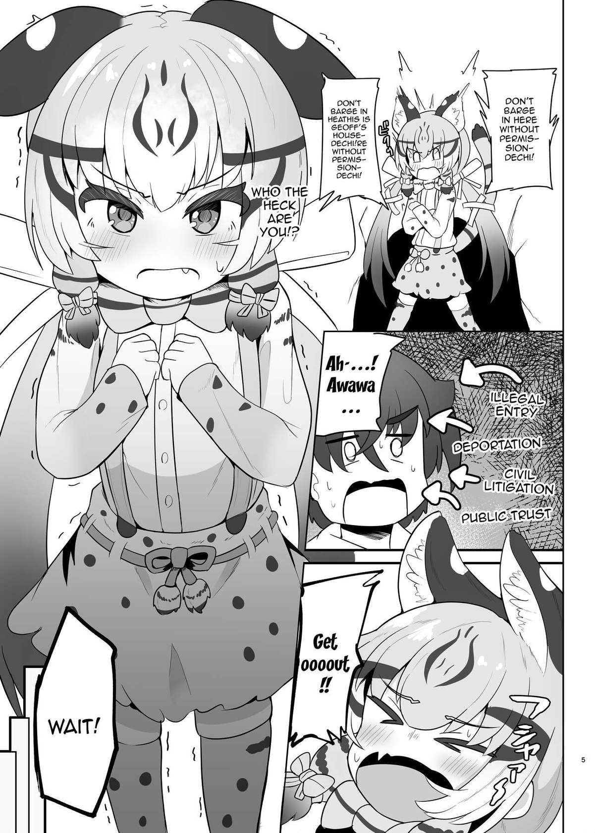 [Dull Zodesadehai (Dull)] Geoffroy Neko wa Otoshigoro | Geoffroy's Cat Is At That Age (Kemono Friends) [English] {Doujins.com} [Digital]