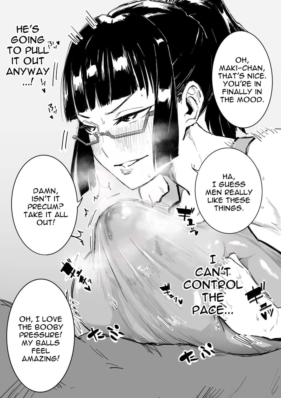 [Chiyo Mako] Kouhai no Tame ni Hitohadanuida Zenin Maki ga Onaho Ochi Suru Dake | Maki Zenin Takes Off Her Clothes for Her junior, Only to Fall Into Masturbation (Jujutsu Kaisen)