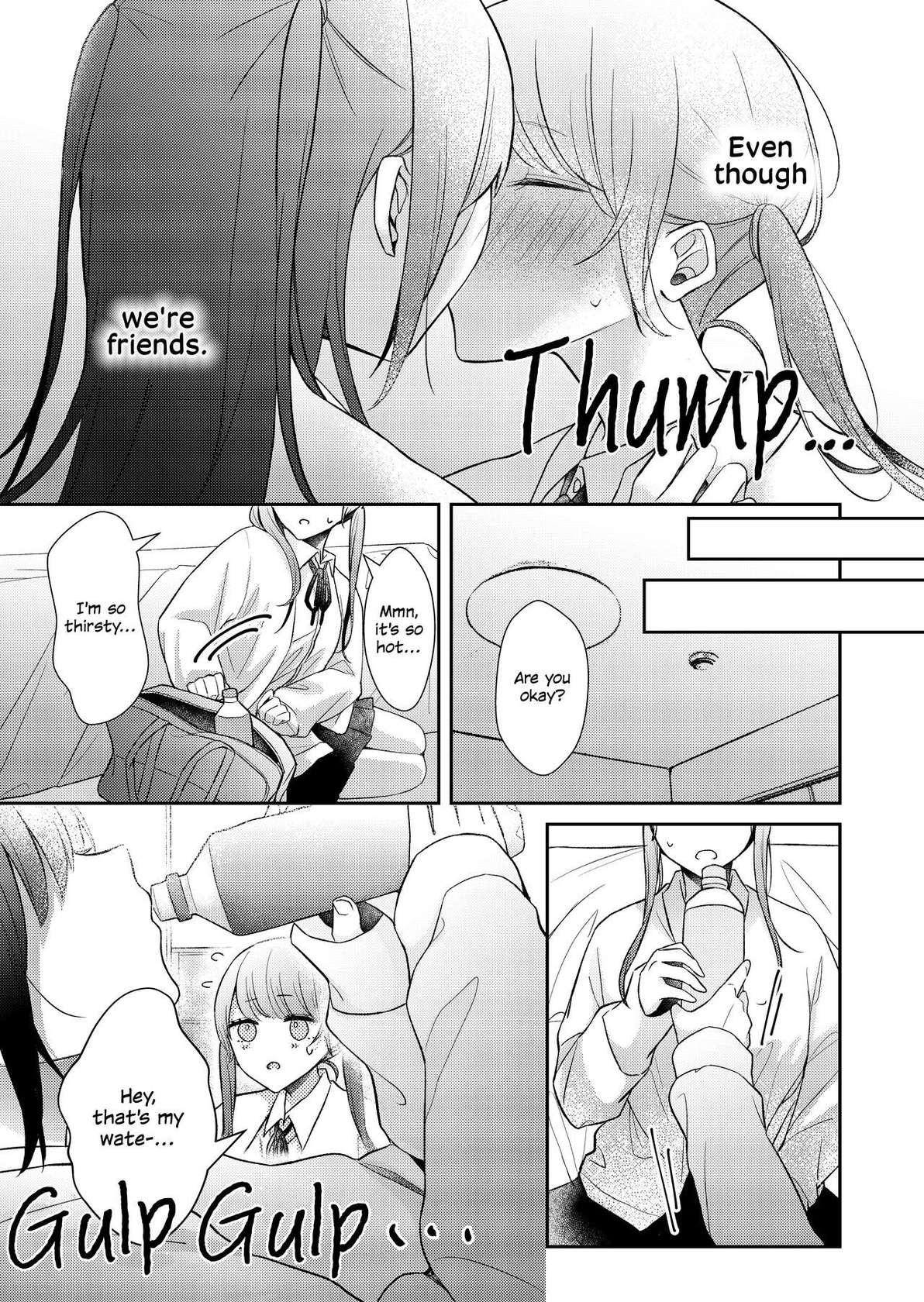 [Strawberry] Tsukiattenai Futari ga Ofuro de  Ecchi na Koto Suru Hanashi |  A Story of Two Girls Who Are Not Dating Having Sex in the Bath [English] [ROSMONTISISLOVE]