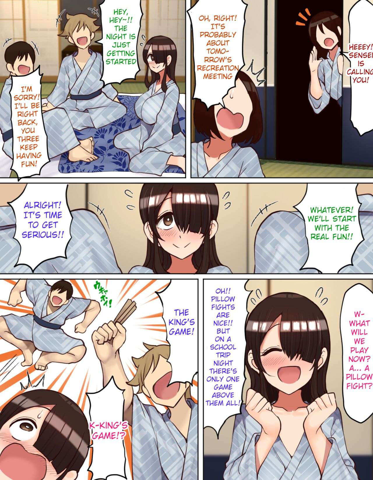 [Hamusuta-nonikomi (Motsuaki)] Shuugaku Ryokou de YouCha to Onaji Group ni Nacchatta Mekakure InCha-chan | Gloomy-chan Ended Up in a Lively Group on the School Trip [English] [Raknnkarscans]