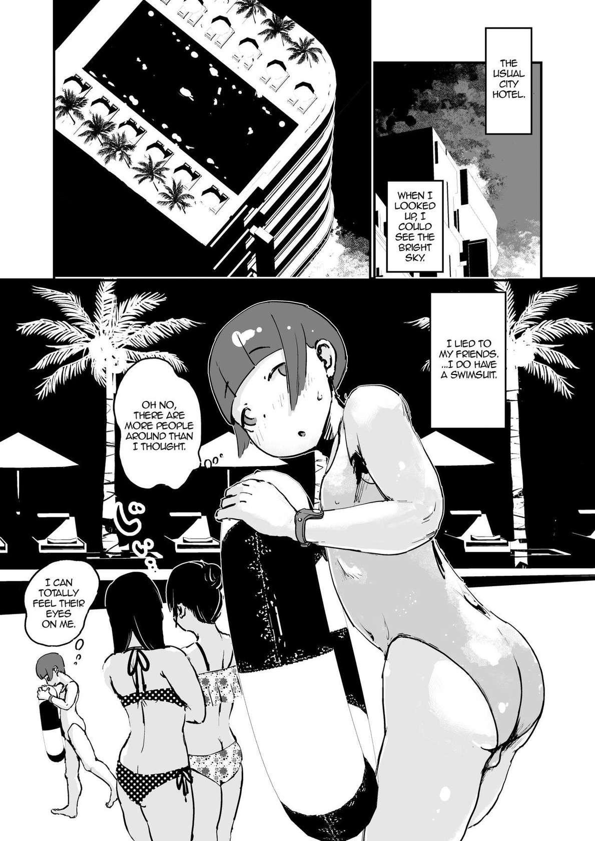 [Three Parts (Sanbu Kousaku)] Otokonoko Night Pool [English] {Chin²} [Digital]