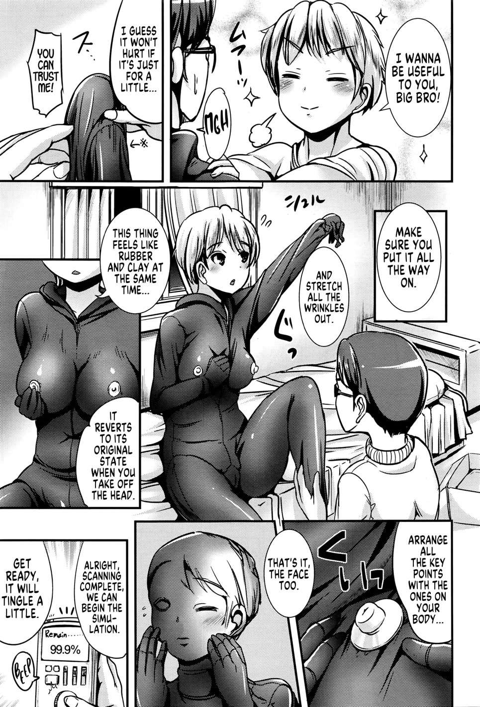 Wakuwaku! Rinshou Jisshuu Joshika Suit Sexy Medical Studies! Girlification Suit [Oneshot]