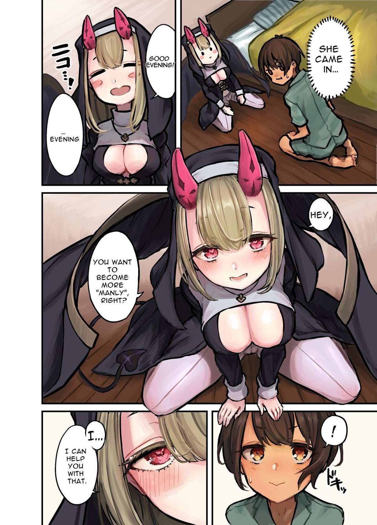 [Hamemie-tei (Sokumaru)] Konban wa Sister Succubus - EVENING. SISTER SUCCUBUS. | Tonight Is Succubus Nun [English] [RWfuta] [Digital]