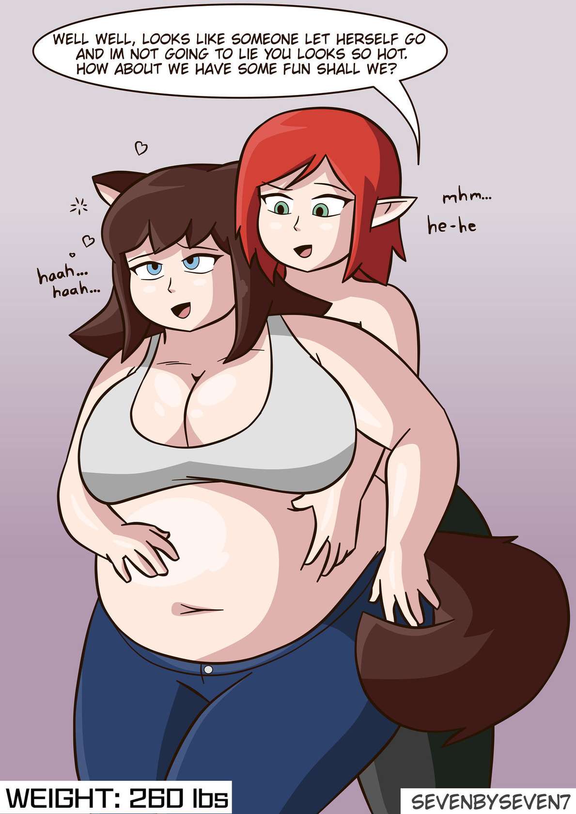 [Sevenbyseven7] - Deviantart - Emma's huge gain - [ENDED]