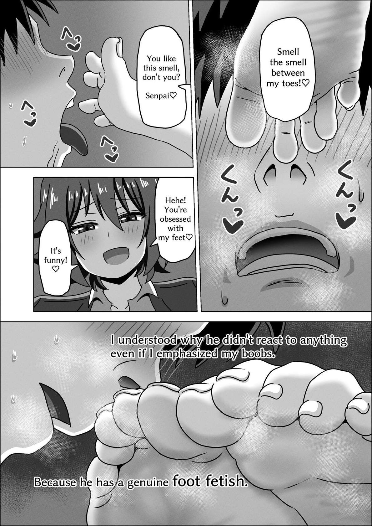 [Mitari Gakuen (Nush)] Kouhai no Ashi de Gachi Boki Shite Hazukashikunainsu ka? Wara | Aren't You Ashamed of Getting a Boner from Your Junior's Feet? LOL [English] [Digital]